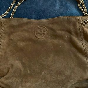 Tory Burch suede shoulder bag
